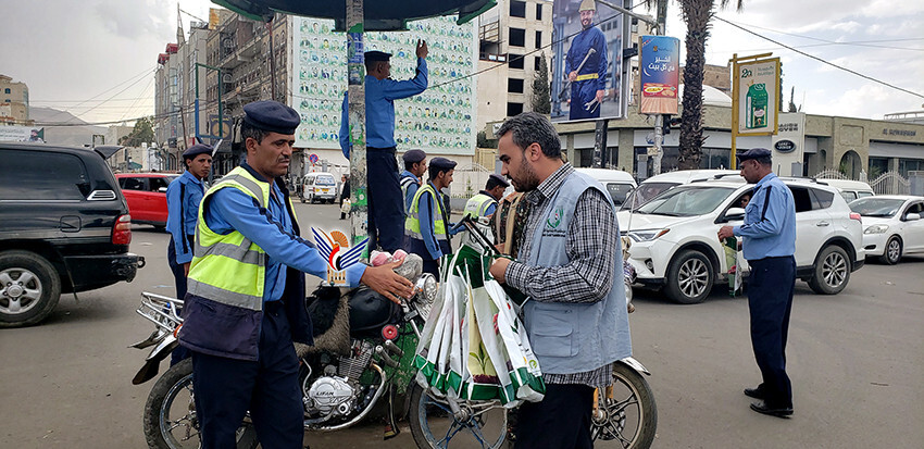 مؤسسة الشعب تدشن مشروع إفطار الصائم لرجال الأمن والمرور