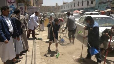 قيادة محافظة عمران تدشن حملة نظافة واسعة بمناسبة قدوم شهر الخير